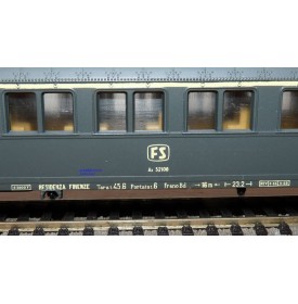 RIVAROSSI V ABZ voiture grandes lignes mixte 1/2 ème Cl. type ABz FS 
