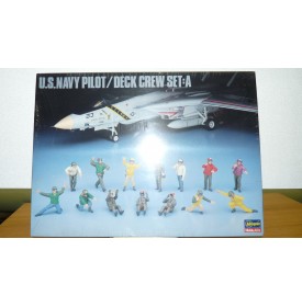 HASEGAWA 36006 Personnel de pont et pilotes US NAVY 1/48