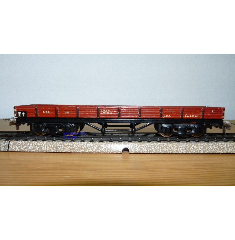 Märklin métal 4617 Wagon surbaissé EVS DB BO