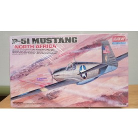 ACADEMY 12401, North American P-51 Allison engine North Africa BO 1/72