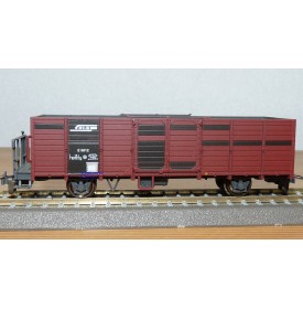BEMO 2254 112, wagon tombereau type E N° 6612 RhB  BO
