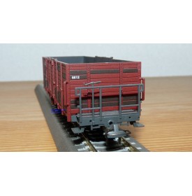 BEMO 2254 112, wagon tombereau type E N° 6612 RhB  BO
