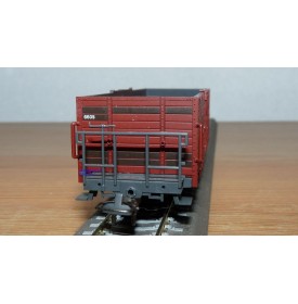 Voiture métallique à portes centrales AB 1157 Rhb BO