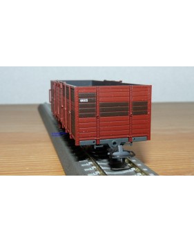 Voiture métallique à portes centrales AB 1157 Rhb BO
