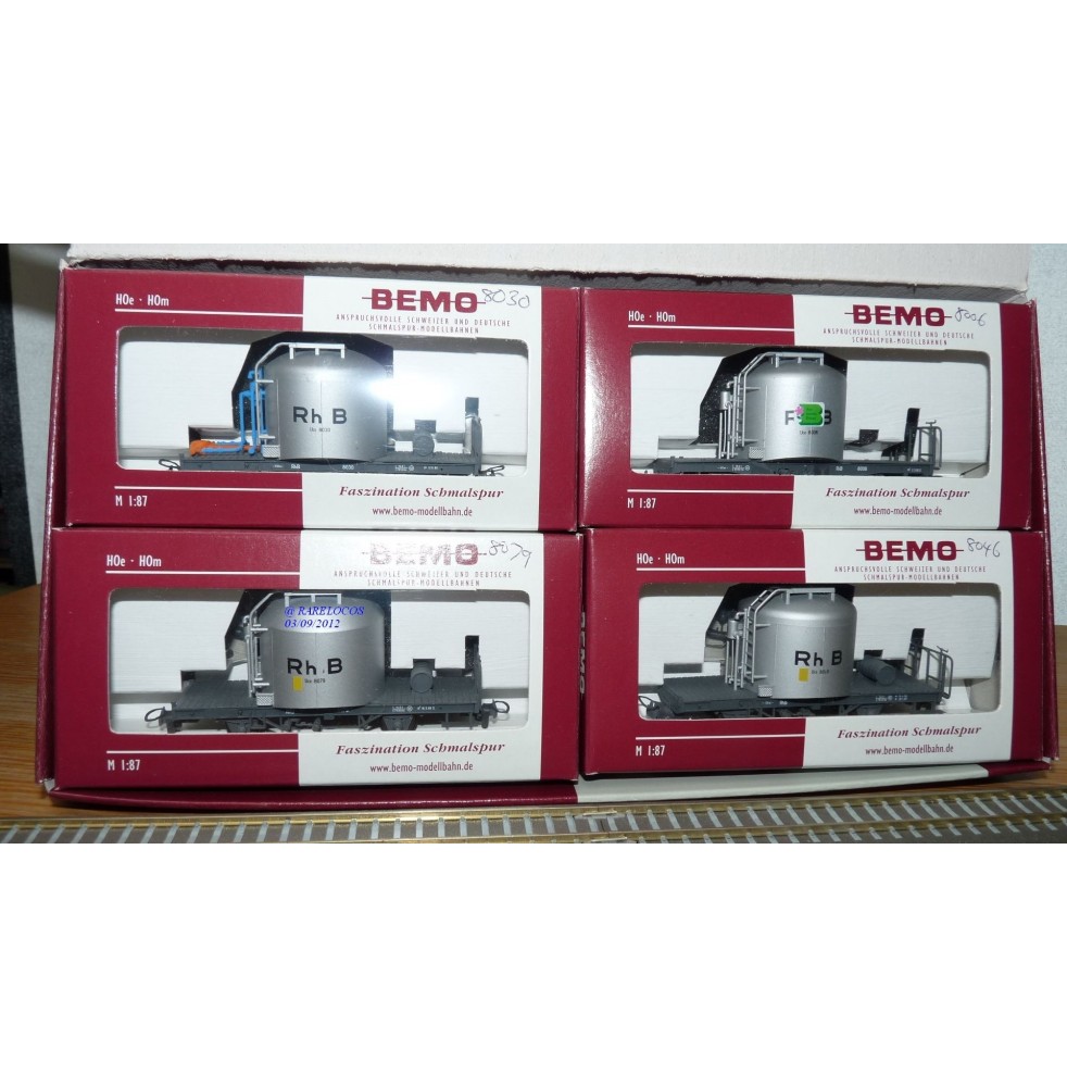 BEMO HOe 3272/S Coffret 4 voitures salon RHB BO 