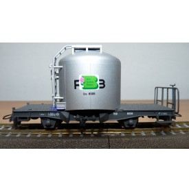 BEMO HOm  7452 100,  Coffret 4  wagons silos à ciment type Uce  RhB BO 