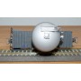 BEMO HOm  7452 100,  Coffret 4  wagons silos à ciment type Uce  RhB BO 