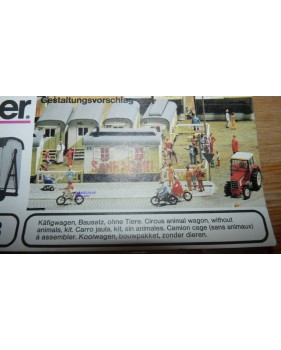 PREISER 603, roulotte cage Neuf BO 1/87 HO