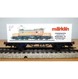 Märklin 96721 / 4481,  wagon plat porte conteneurs Sonderwagen Modellbau 1996 ÖBB BO