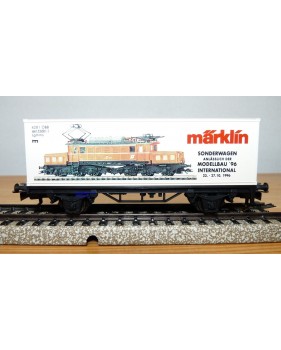 Märklin métal 4617 Wagon surbaissé EVS DB BO