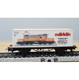 Märklin métal 4617 Wagon surbaissé EVS DB BO
