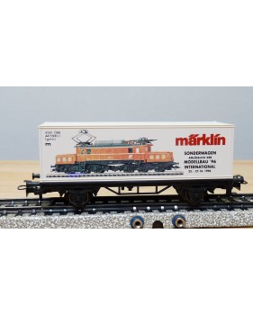 Märklin métal 4617 Wagon surbaissé EVS DB BO