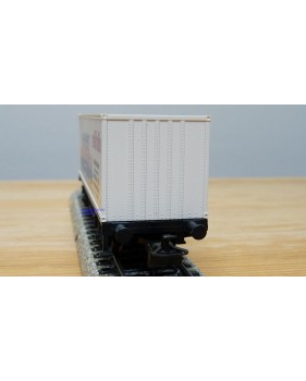 Märklin métal 4617 Wagon surbaissé EVS DB BO