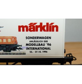 Märklin métal 4617 Wagon surbaissé EVS DB BO