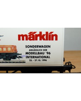 Märklin métal 4617 Wagon surbaissé EVS DB BO