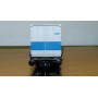 Fleischmann 5234 wagon plat porte conteneurs Lbs 598 World Travel Agency DB BO