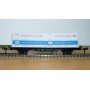 Fleischmann 5234 wagon plat porte conteneurs Lbs 598 World Travel Agency DB BO