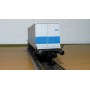 Fleischmann 5234 wagon plat porte conteneurs Lbs 598 World Travel Agency DB BO