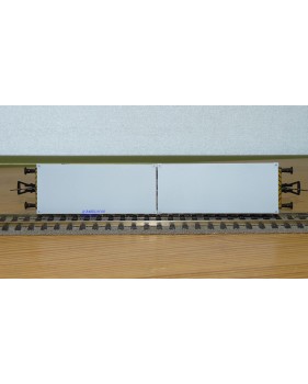 Fleischmann 5234 wagon plat porte conteneurs Lbs 598 World Travel Agency DB BO