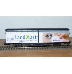 ROCO 47454,  wagon à parois coulissantes type Hbbillns  LANDQART  SBB  BO