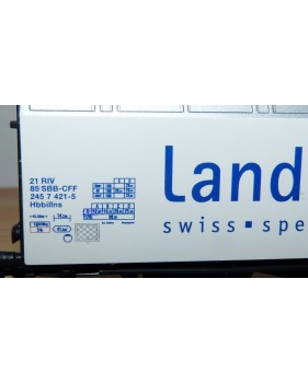 ROCO 47145 wagon à parois coulissantes Habbins N°: 2771 1 484-0 SBB Neuf BO