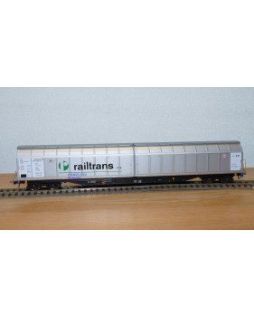 ROCO 47147, wagon à parois coulissantes type  Habbins  RAILTRANS N.V. AAE Neuf BO
