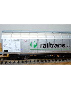ROCO 47147, wagon à parois coulissantes type  Habbins  RAILTRANS N.V. AAE Neuf BO