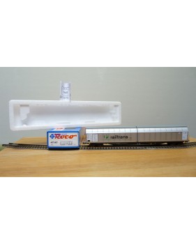 ROCO 47147, wagon à parois coulissantes type  Habbins  RAILTRANS N.V. AAE Neuf BO