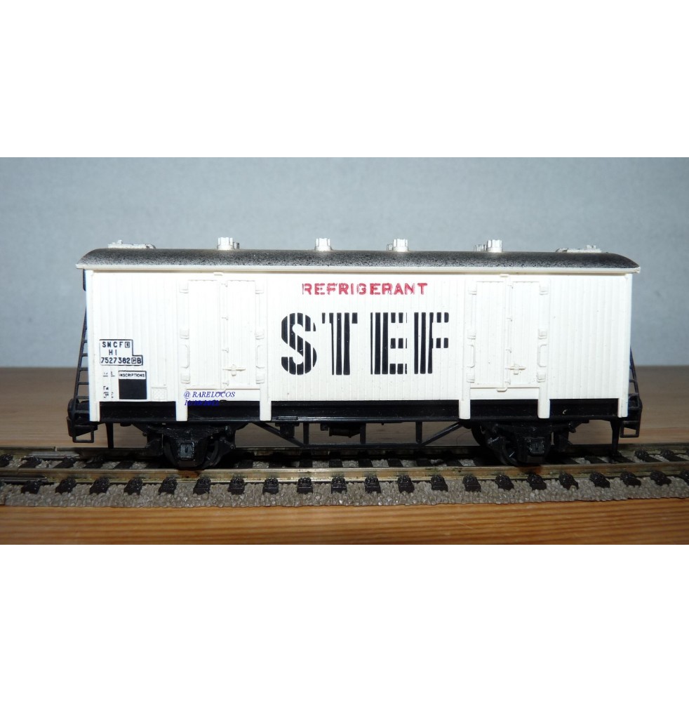 HORNBY acHO 7050, wagon couvert réfrigérant STEF SNCF BO