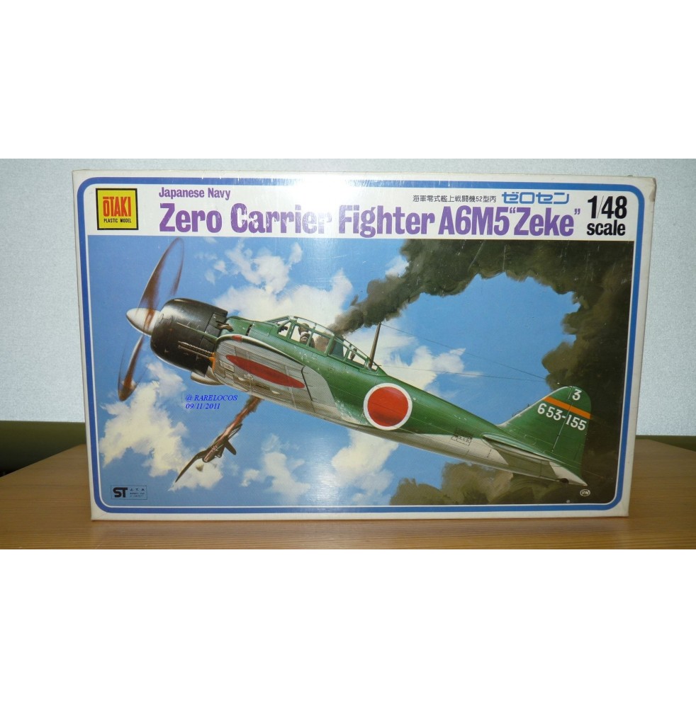 OTAKI Chasseur embarqué  japonais MISTSUBISHI A6M5 "Zeke" Zéro neuf BO 1/48