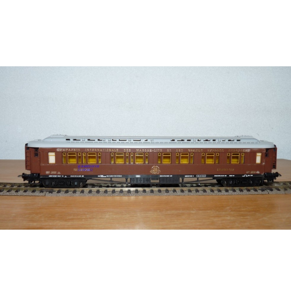 LILIPUT  265 00, voiture lits en teck N° 1660 A  CIWL BO