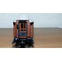 LILIPUT ancien 201 wagon plat chargé de 4 conteneurs ( cadres)  NS  BO