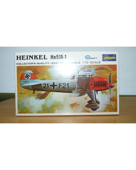 HASEGAWA JS- 053:100 HEINKEL He 51A1 Neuf BO 1/72