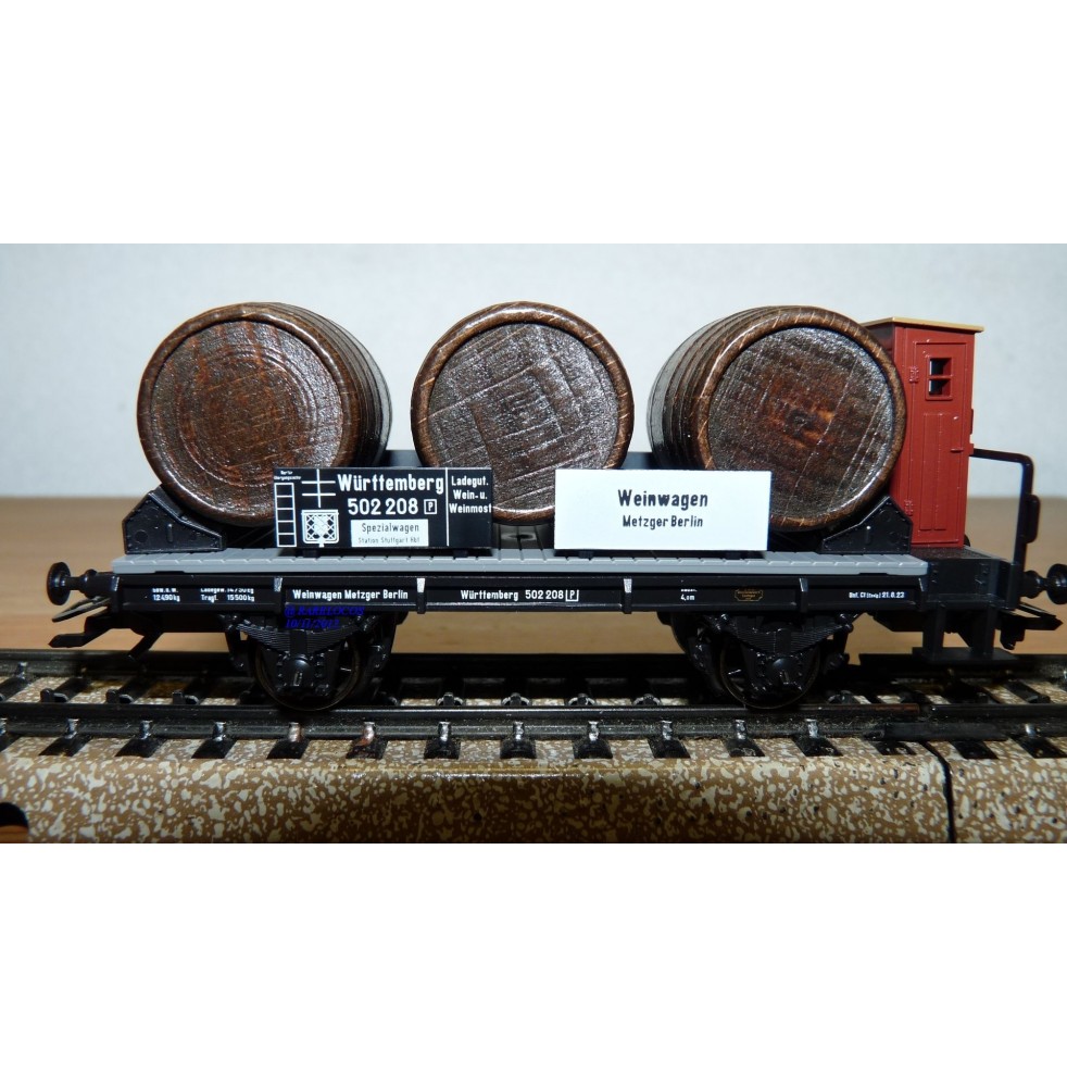Märklin 48944 wagons plats type Bt 10 conteneurs à bière Königsbacher DB BO