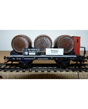 Märklin 48944 wagons plats type Bt 10 conteneurs à bière Königsbacher DB BO