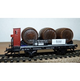 Märklin 48944 wagons plats type Bt 10 conteneurs à bière Königsbacher DB BO