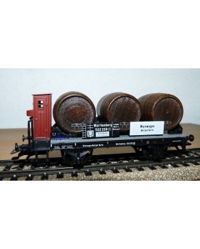 Märklin 48944 wagons plats type Bt 10 conteneurs à bière Königsbacher DB BO