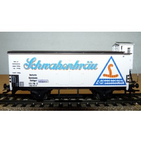 Märklin 4680,  wagon couvert à guérite Schwabenbräu DR  Neuf  BO