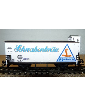 Märklin 4680,  wagon couvert à guérite Schwabenbräu DR  Neuf  BO