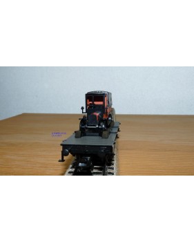 Märklin métal 4617 Wagon surbaissé EVS DB BO