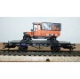 Märklin métal 4617 Wagon surbaissé EVS DB BO