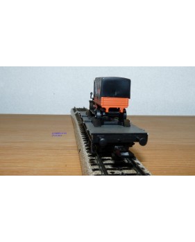 Märklin métal 4617 Wagon surbaissé EVS DB BO