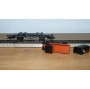Märklin métal 4617 Wagon surbaissé EVS DB BO
