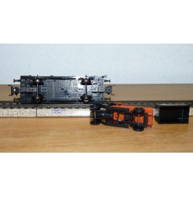 Märklin métal 4617 Wagon surbaissé EVS DB BO