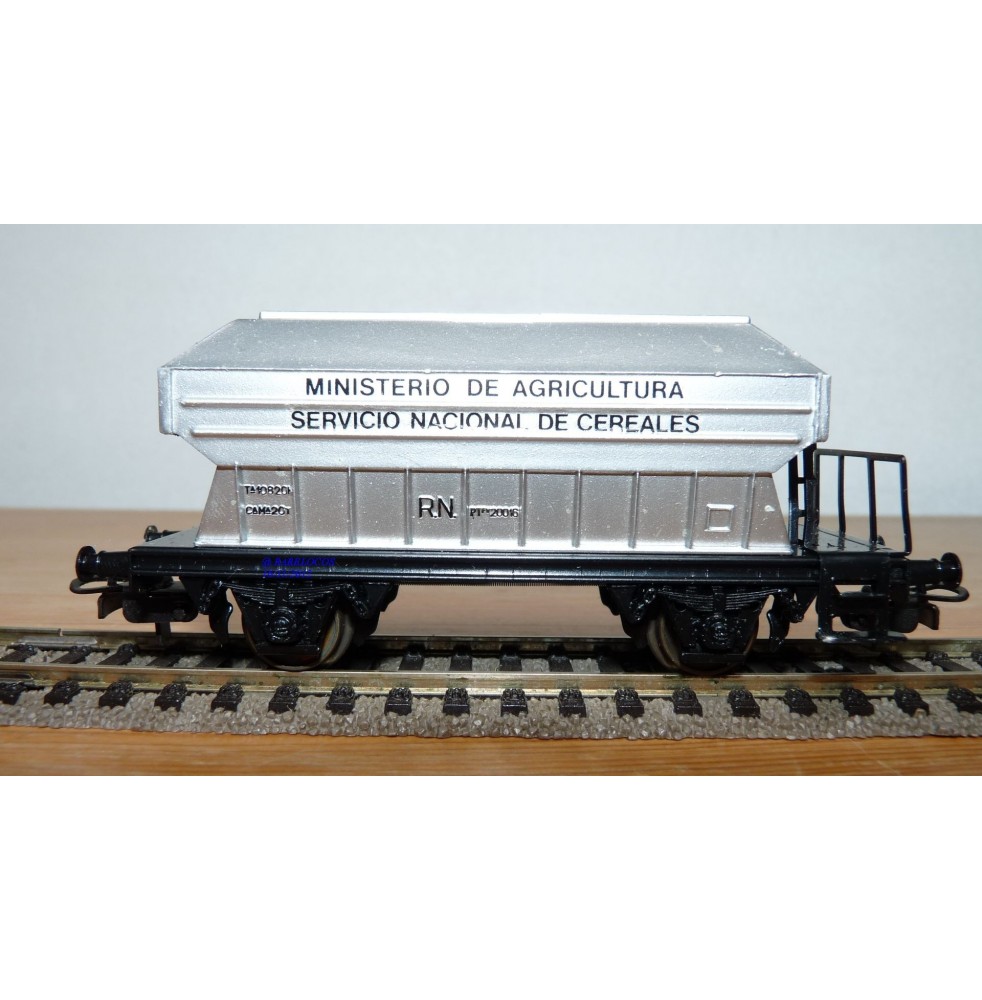 ELECTROTREN 1400, wagon trémie pour transport de céréales  RENFE BO