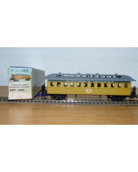 POCHER  235 / 2, voiture coach ancienne Virginia & Truckee RR  BO