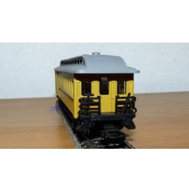 POCHER  236 / 2, voiture mixte coach/fourgon  ( baggage ) ancienne Virginia & Truckee RR  BO