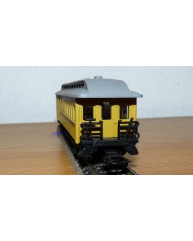 POCHER  236 / 2, voiture mixte coach/fourgon  ( baggage ) ancienne Virginia & Truckee RR  BO