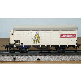 Märklin ancien  325 . 1 ,  wagon bière guérite GAMBRINUS 