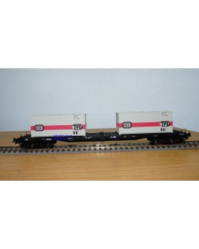 ROCO  47689, wagon  porte conteneurs DB  BO